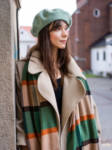 Szal SZ22277 AUTUMN CHECKER Szal SZ22277 AUTUMN CHECKER